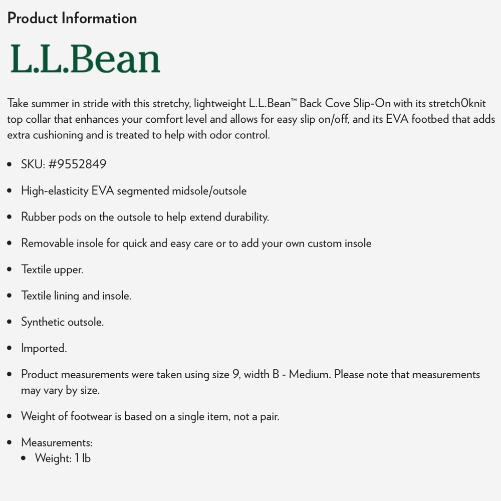 NIB LL Bean Back Cover Slip On Sneaker Loafer Flats Field Rose Faded Rose - Picture 11 of 12